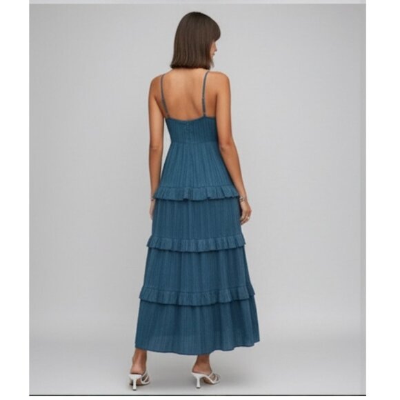 Floral Embroidered Layered Hem Cami Dress - Picture 3 of 9